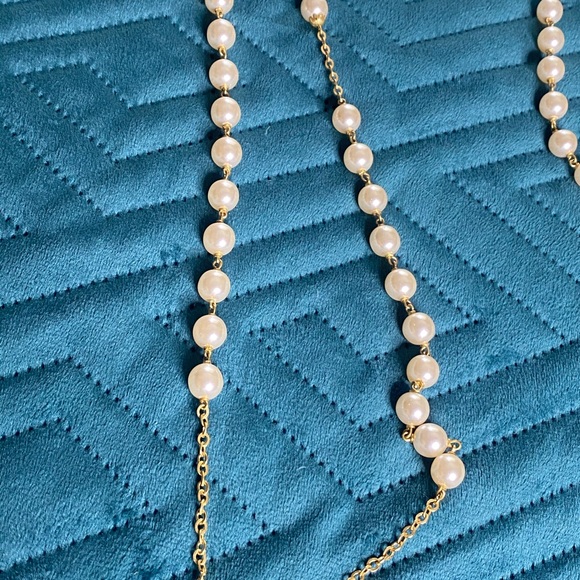 Ornate Wedding Lasso Pearls Gold - Picture 5 of 7